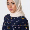 butterfly muslim blouse 801