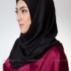 hijab pashmina hitam 301