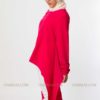 red fashion muslim blouse 902