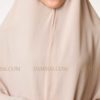 soft brown jilbab syar’i 403